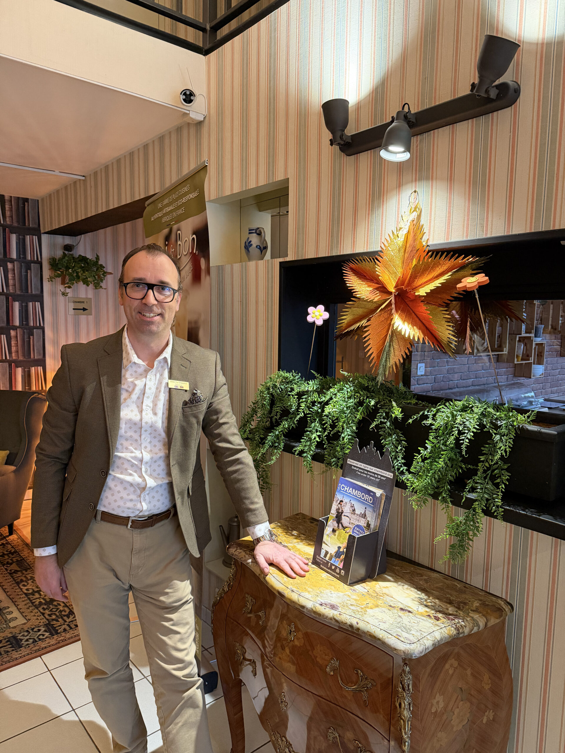 entrée dans le dauphin